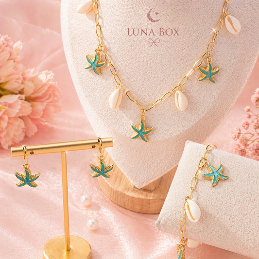 Luna Ocean Star Jewelry Set - طقم لونا أوشن نجمة البحر