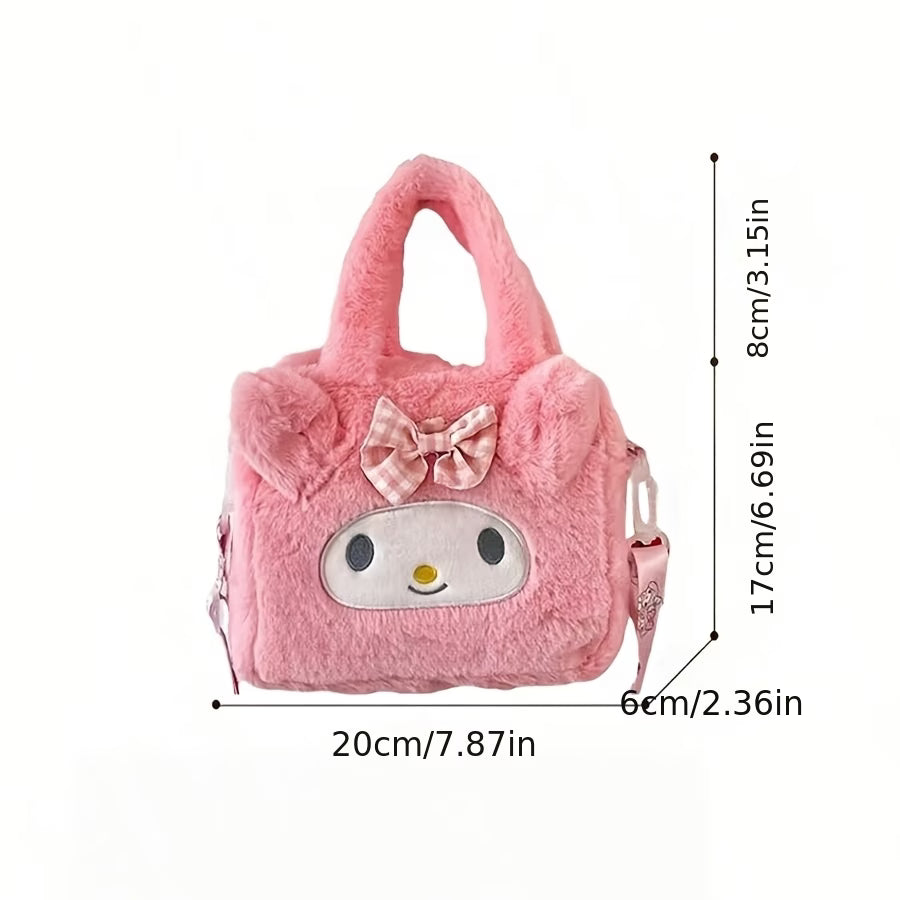 My Melody & Hello Kitty Plush Mini Bag