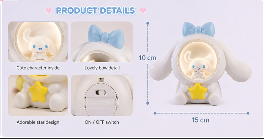 Sanrio Cute LED Night Light - لمبة ليلية كيوت