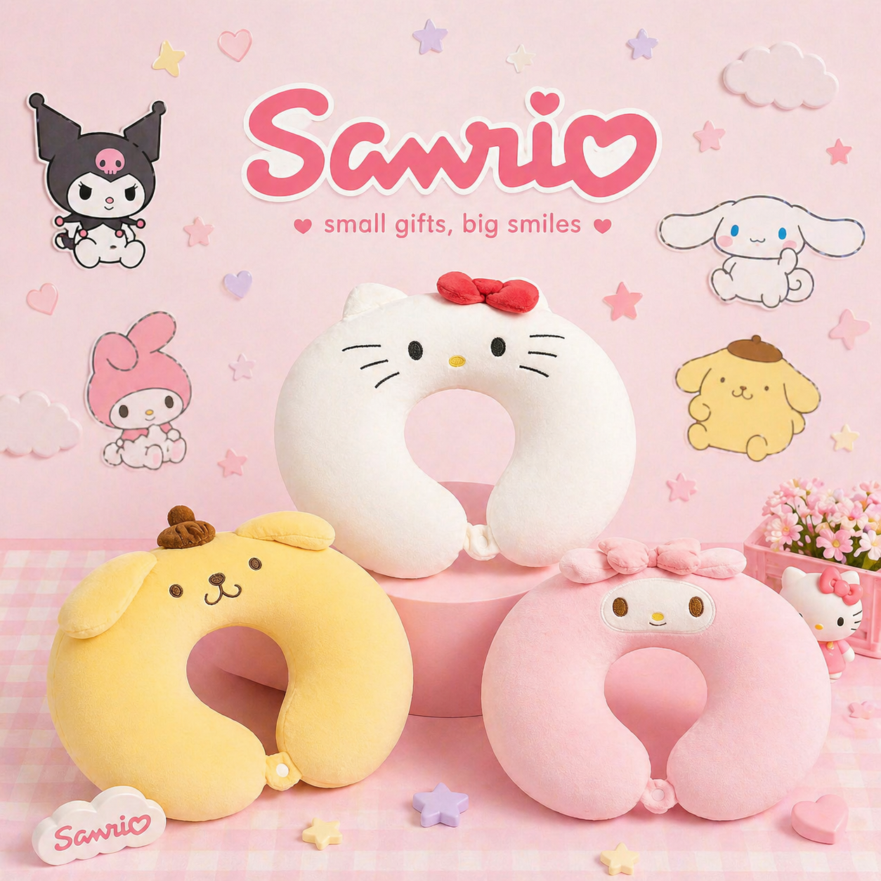 Sanrio Travel Neck Pillow - مخدة رقبة سانريو للسفر