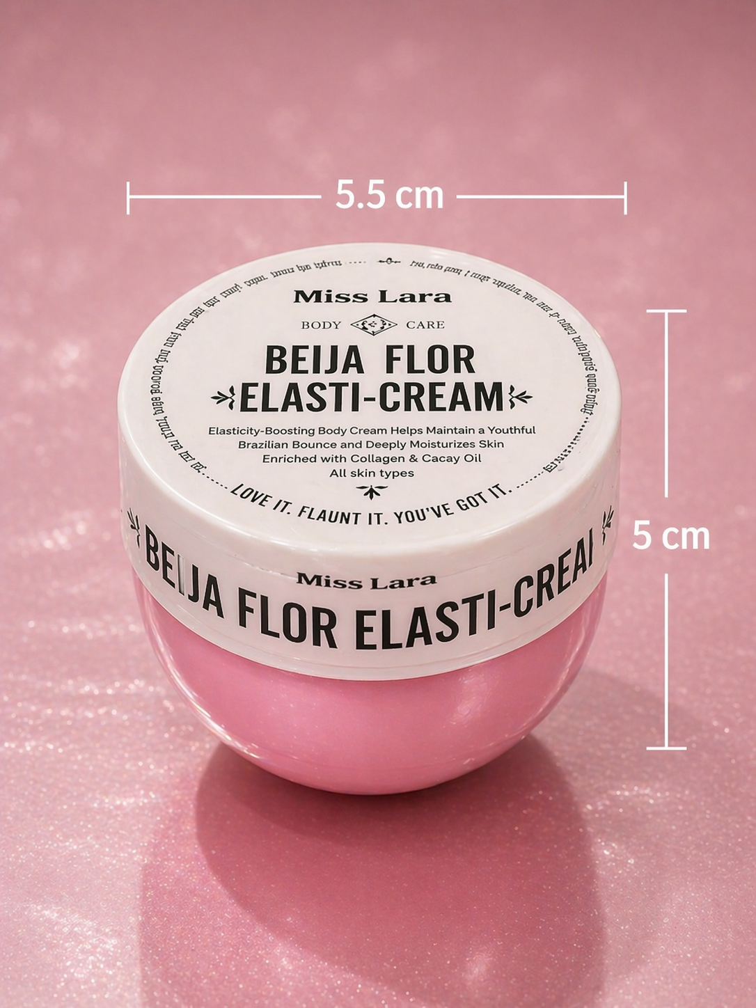 Miss Lara Beija Flor Elasti-Cream Body Cream - كريم الجسم بيجا فلور إيلاستي من ميس لارا