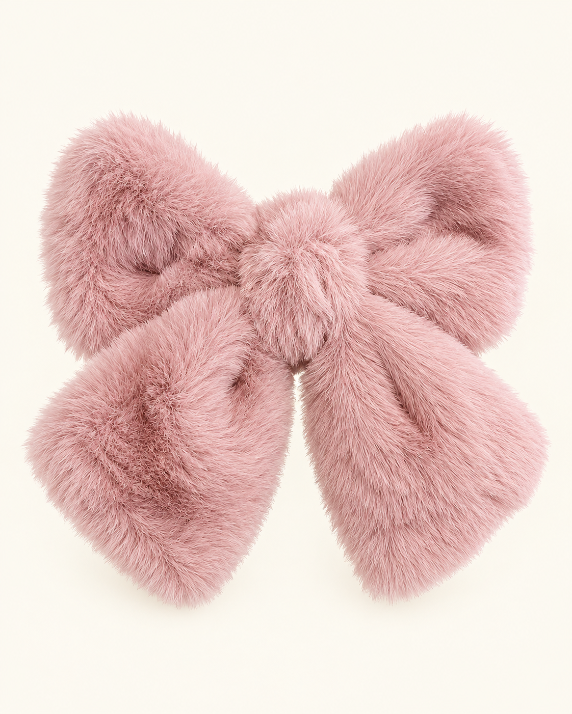 Oversized Fluffy Hair Bow Clip