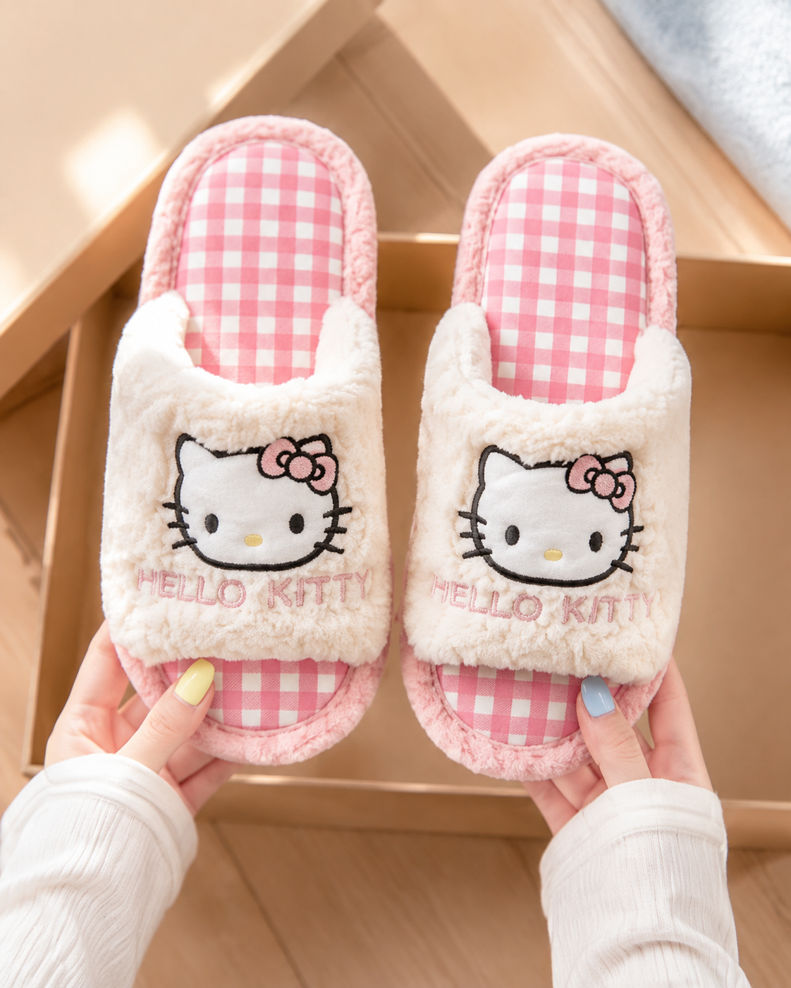 Hello Kitty Cozy Plush Slippers | سليبر فرو