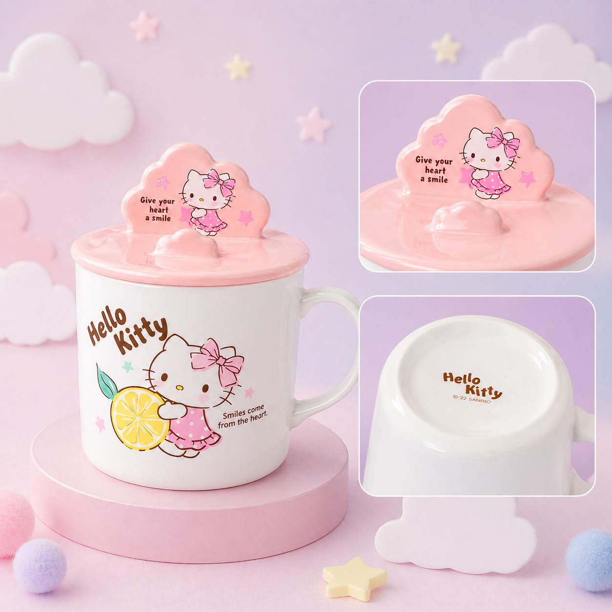Sanrio Phone Holder Mug - كوب سانريو مع حامل موبايل