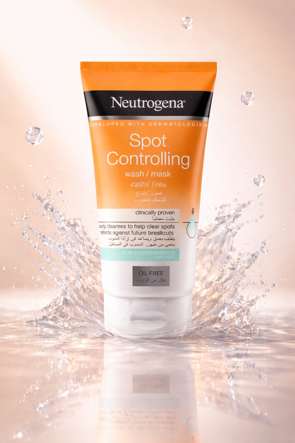 Neutrogena Spot Control 2-in-1 Cleanser & Mask (Original) - غسول وقناع نيتروجينا سبوت كونترول 2 في 1