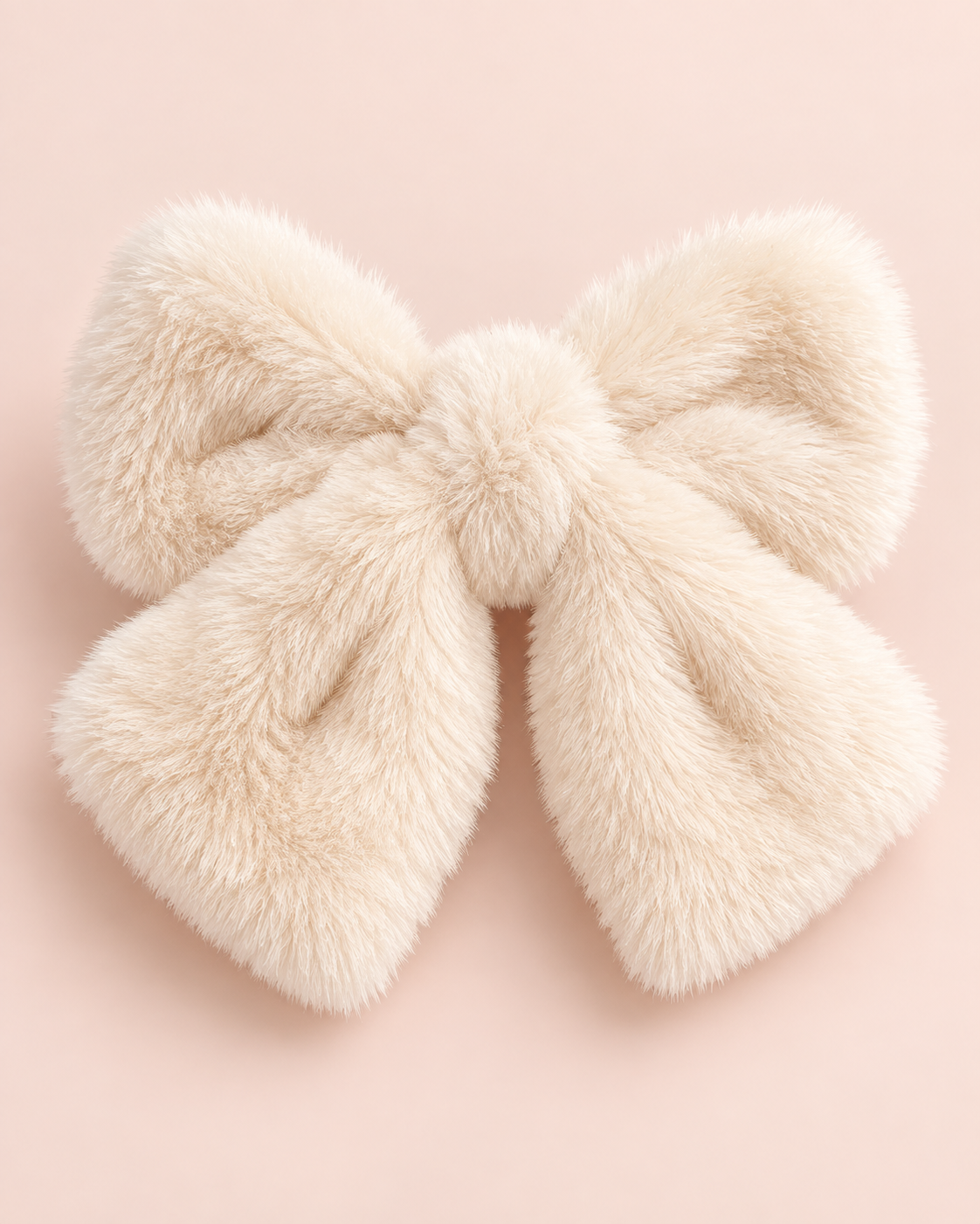 Oversized Fluffy Hair Bow Clip