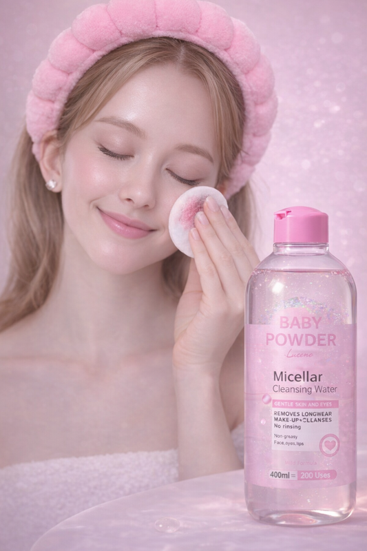 Baby Powder Micellar Water – Remove Makeup & Cleanse Gently