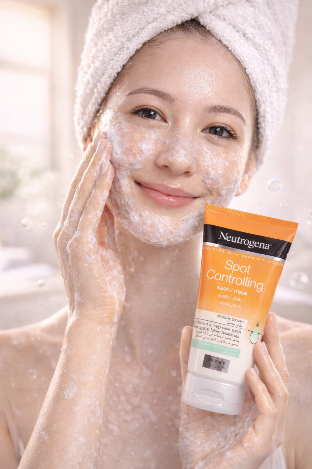 Neutrogena Spot Control 2-in-1 Cleanser & Mask (Original) - غسول وقناع نيتروجينا سبوت كونترول 2 في 1