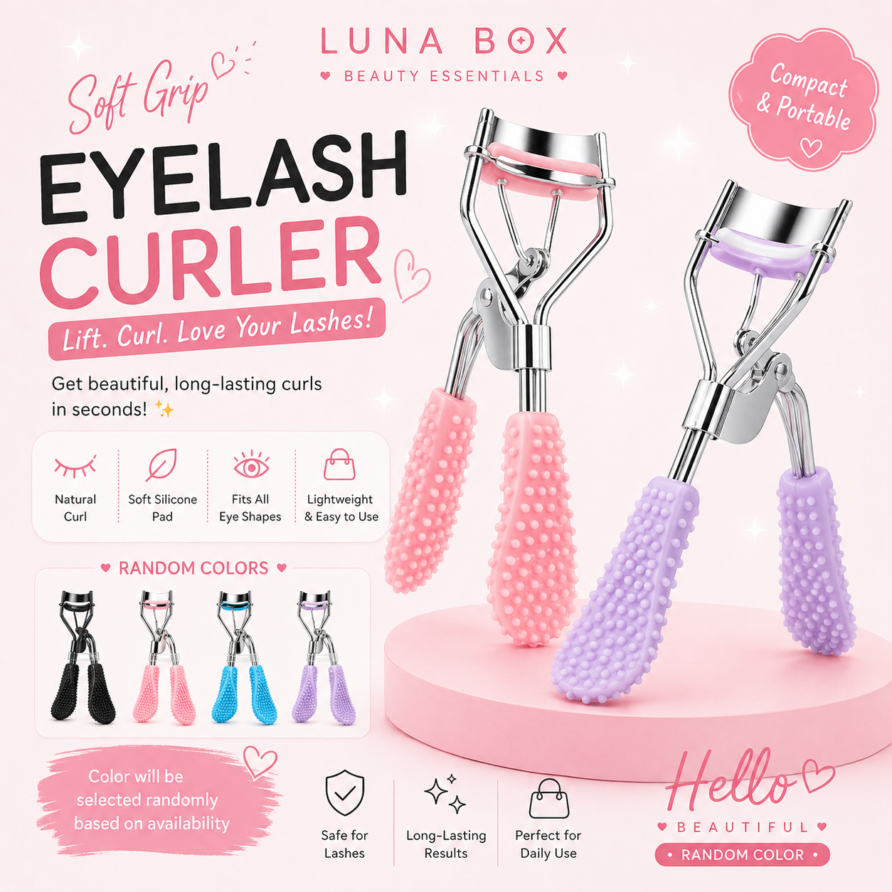 Luna Eyelash Curler - مكبس رموش