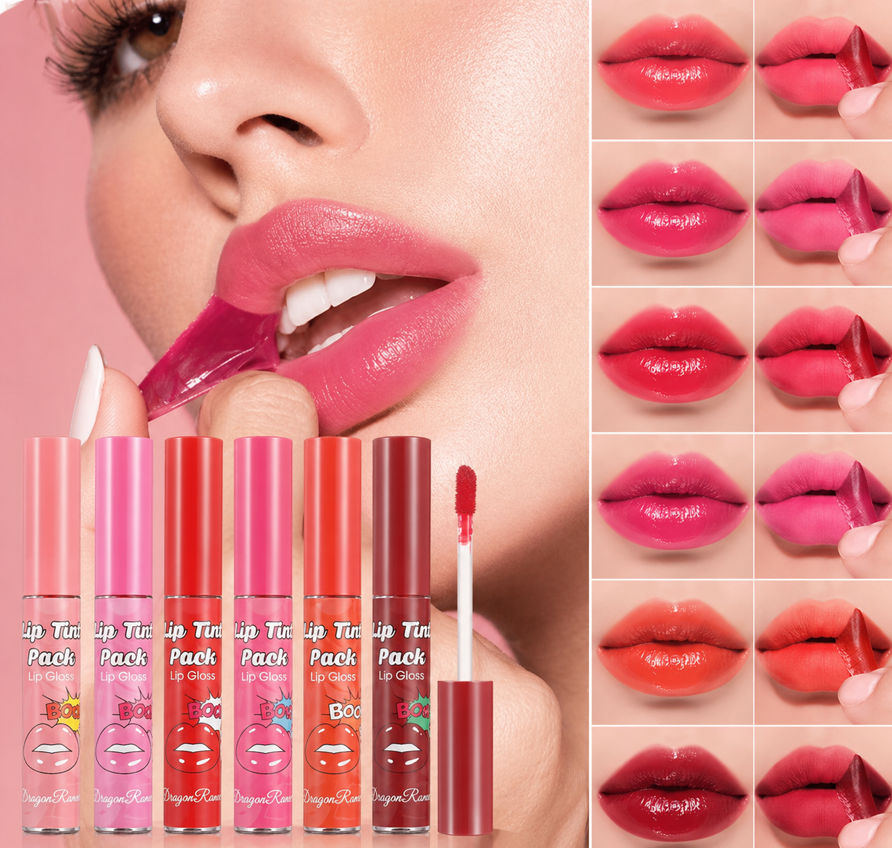 Luna Juicy Lip Tint Set - مجموعة تنت الشفاه العصيري