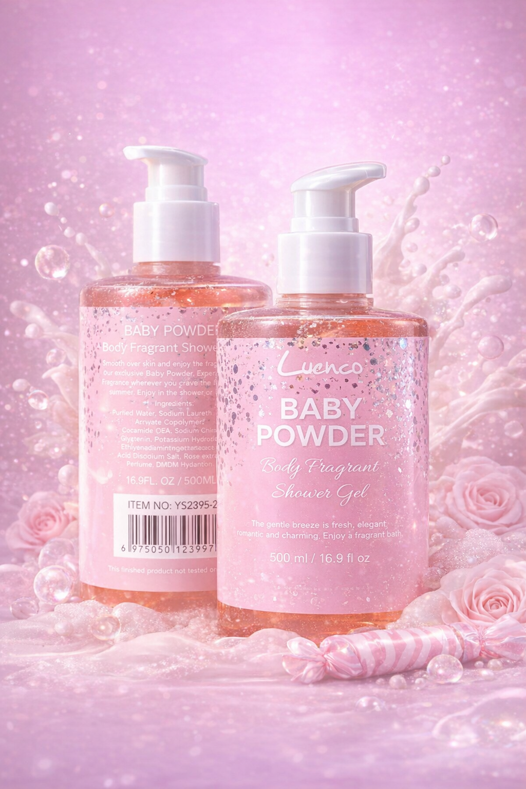 Baby Powder Shower Gel – Sweet Fragrance Body Wash