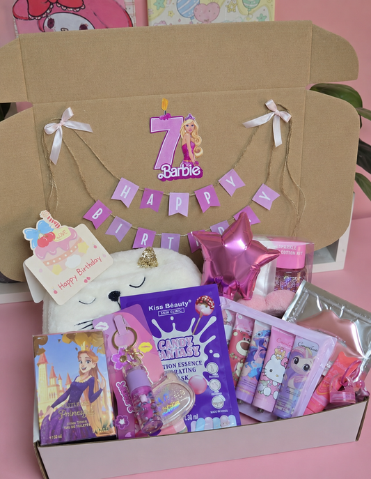 Pink Barbie Birthday Gift Box