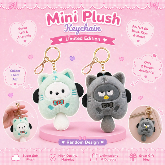 Mini Plush Keychain (Limited Pieces) - مدالية دمية صغيرة  (كمية محدودة)