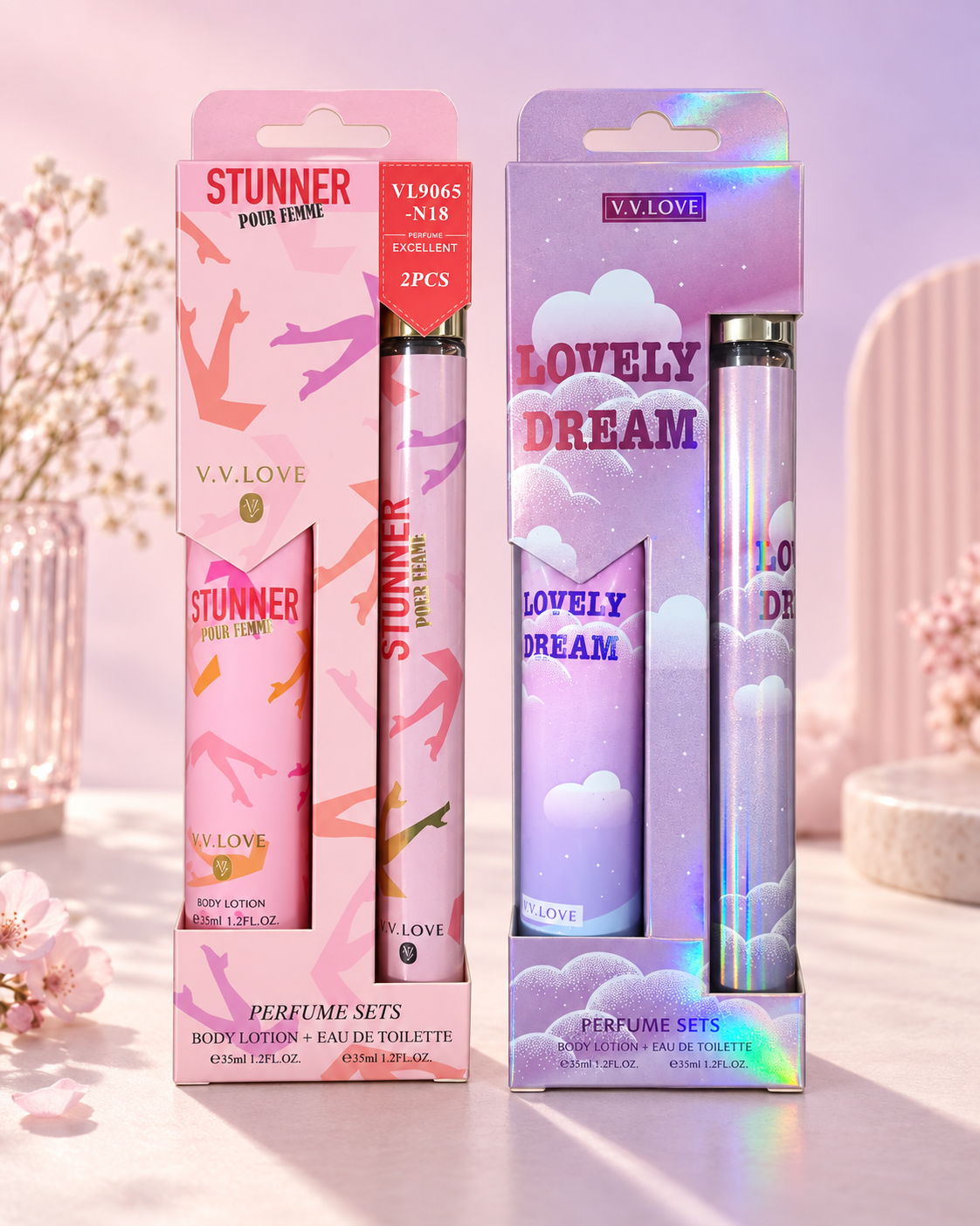V.V.LOVE Mini Perfume & Body Lotion Gift Set