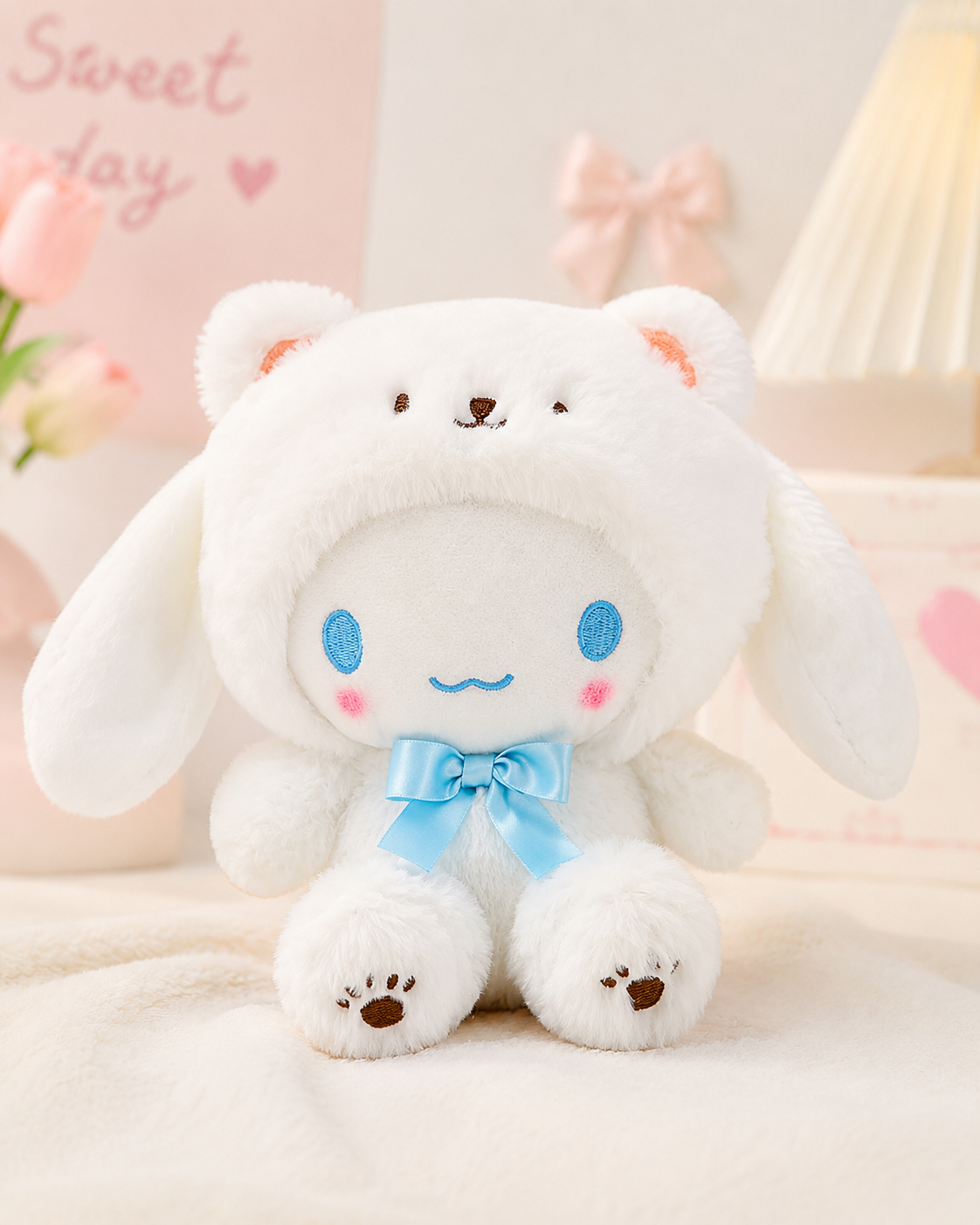 White Bear Kawaii Plush Doll