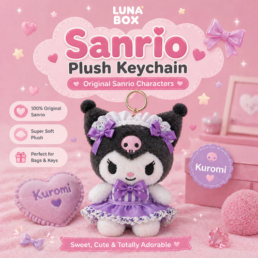 Sanrio Plush Keychain - ميدالية سانريو مخملية
