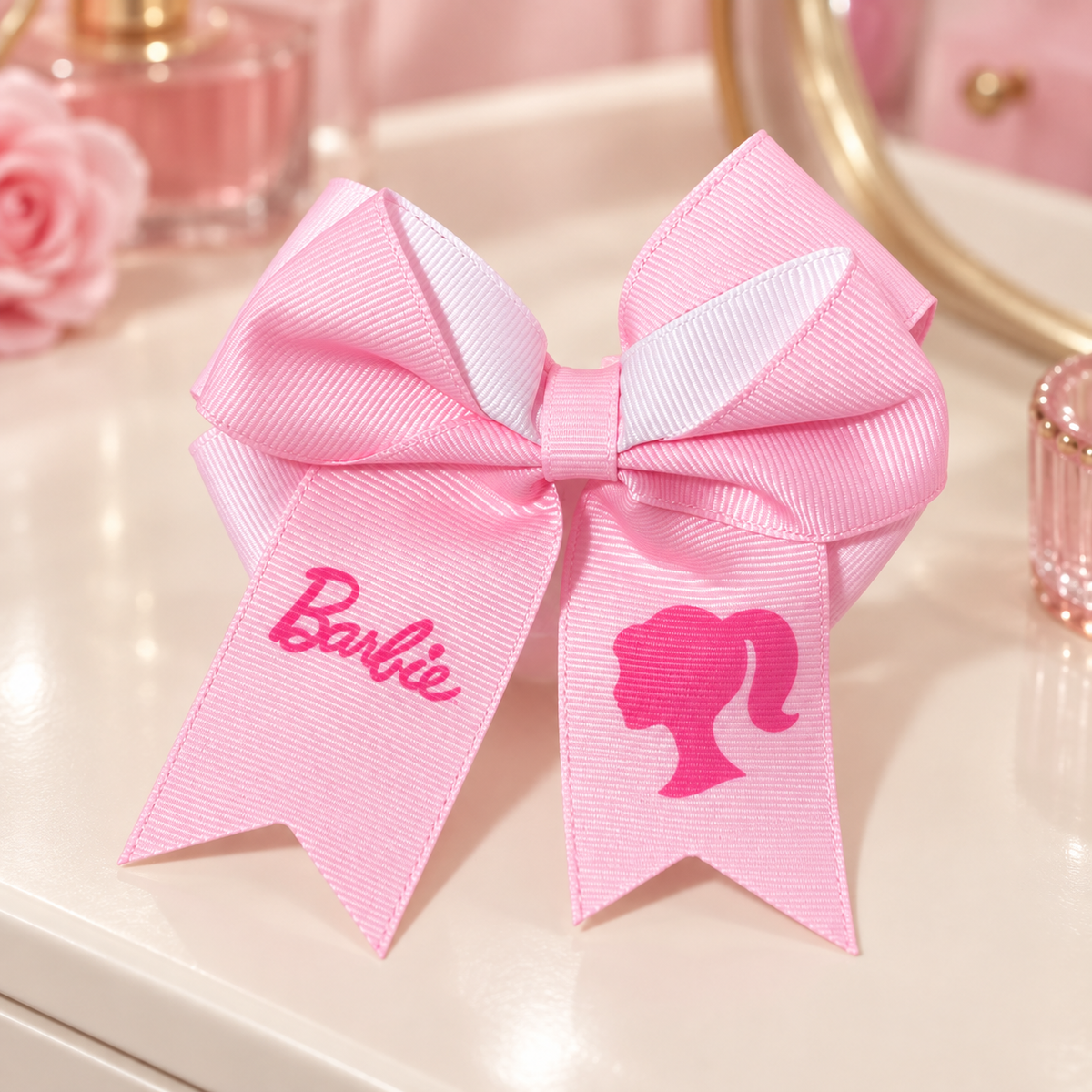 Barbie Pink Bow Hair Clip – مشبك شعر فيونكة باربي