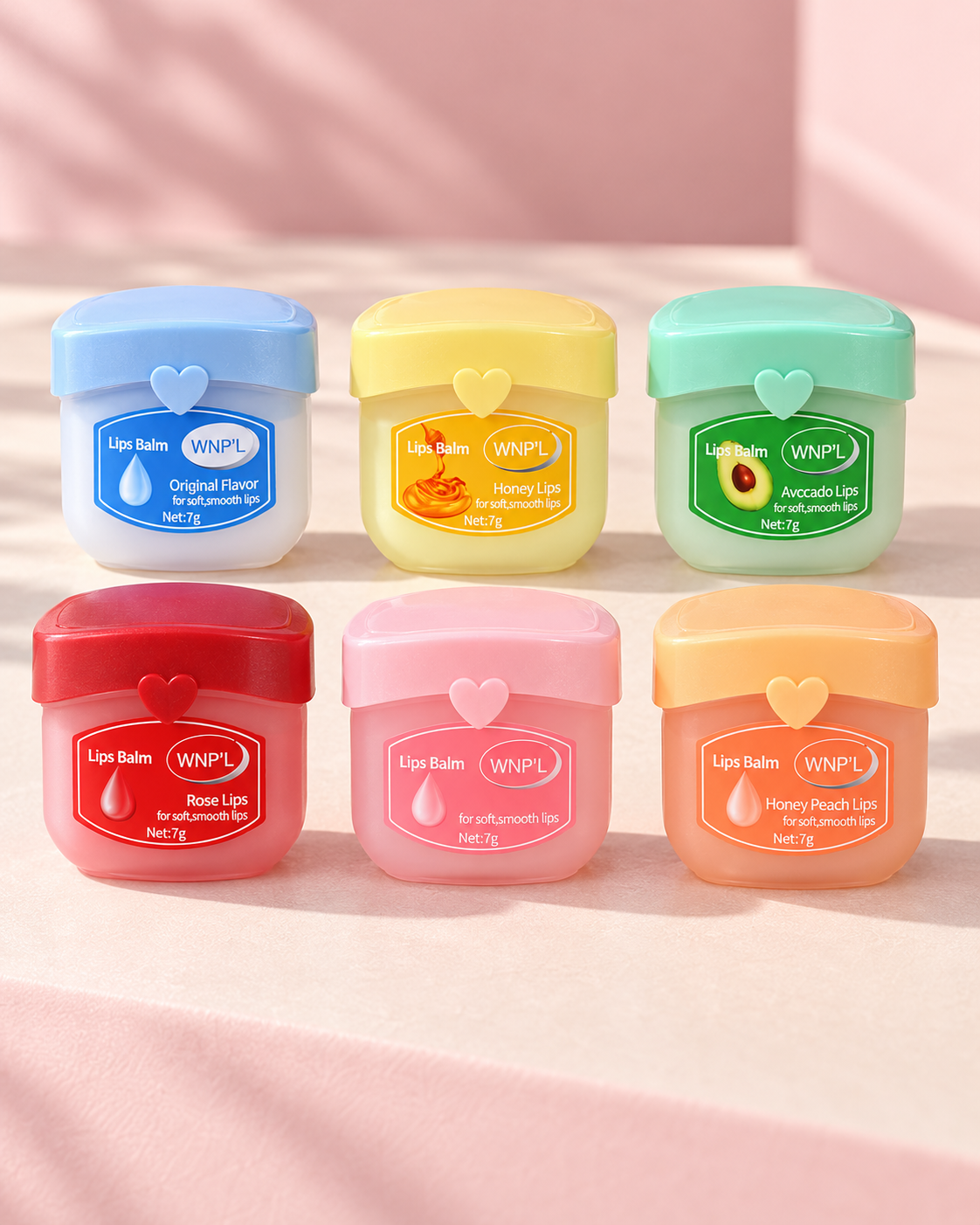 WNP’L Moisturizing Lip Balm Set – 6 Pieces