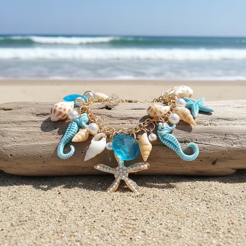 Ocean Charm 2-in-1 Bracelet & Anklet