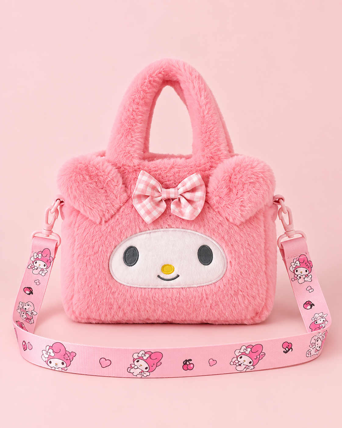 My Melody & Hello Kitty Plush Mini Bag