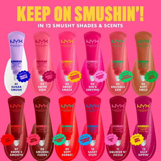 NYX Smushy Matte Lip Balm (original) - مرطب شفاه مطفي سموشي