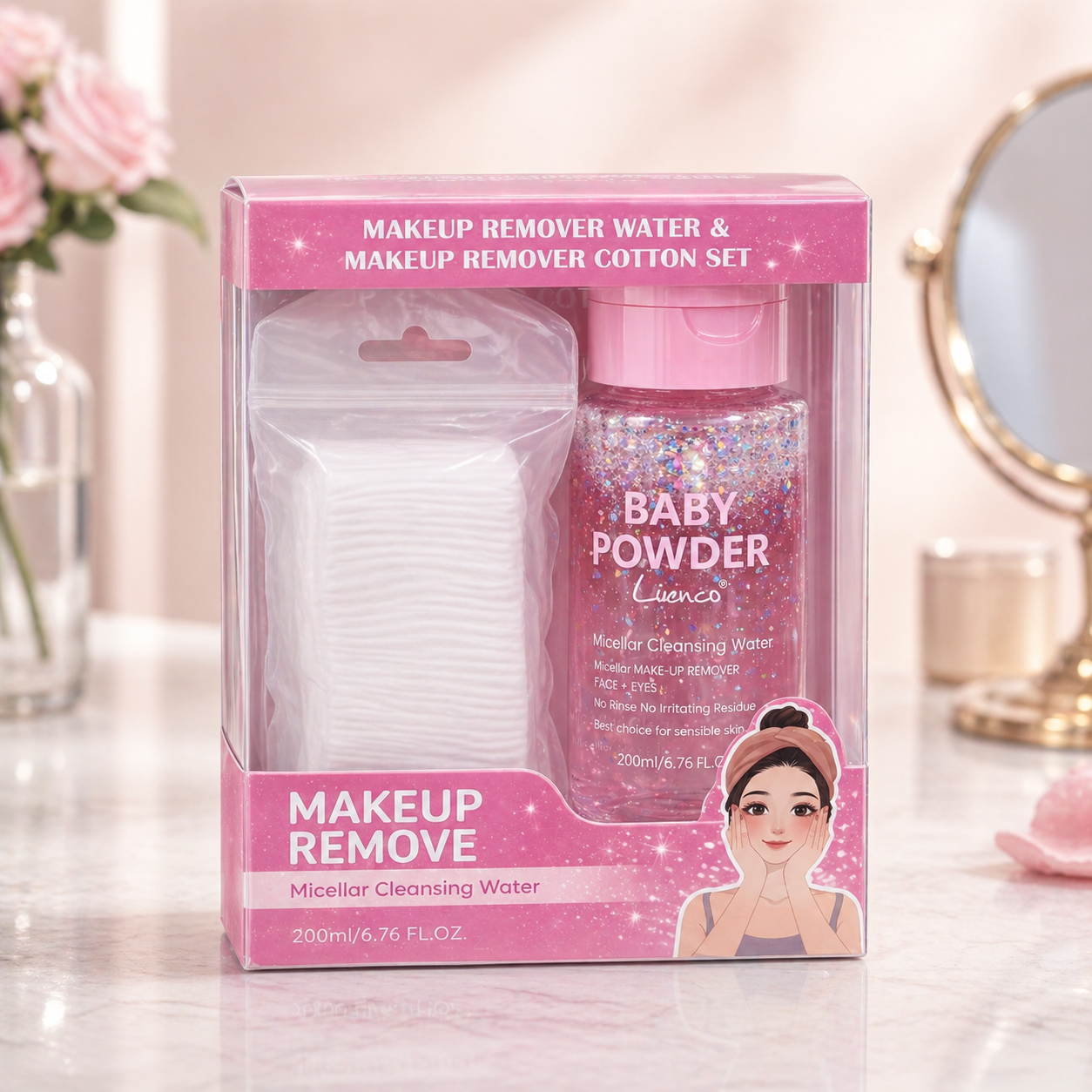 Glow Baby Micellar Makeup Remover Set - مجموعة إزالة المكياج