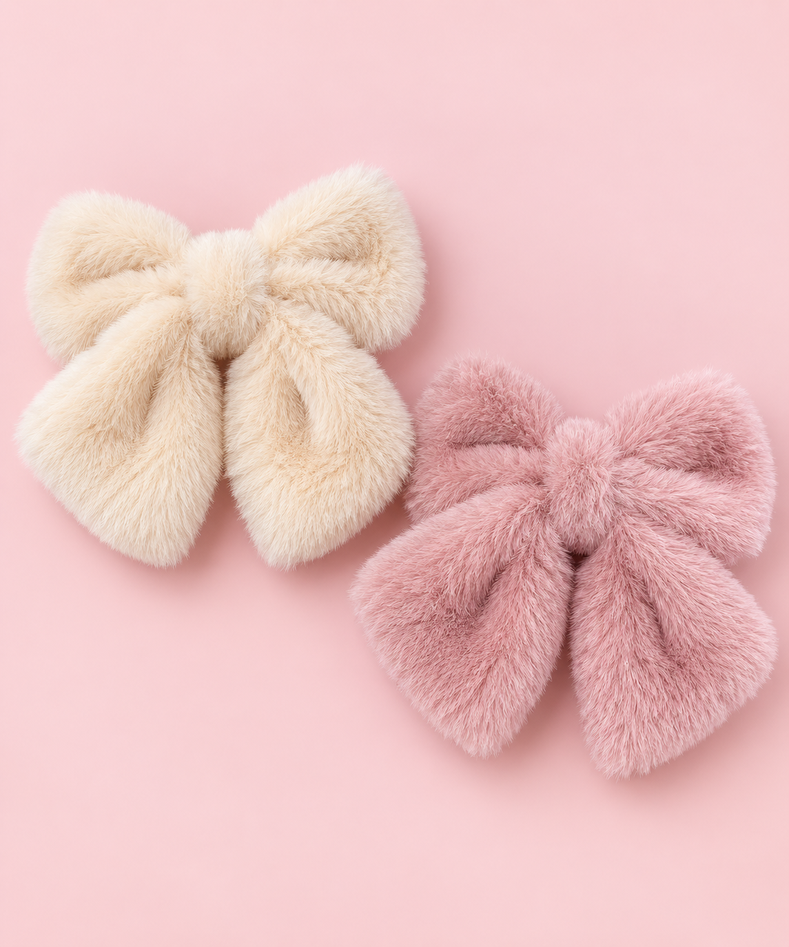 Oversized Fluffy Hair Bow Clip