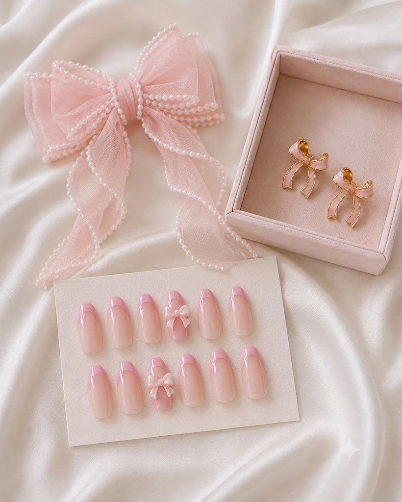 Pink Bow Pajama Gift Box