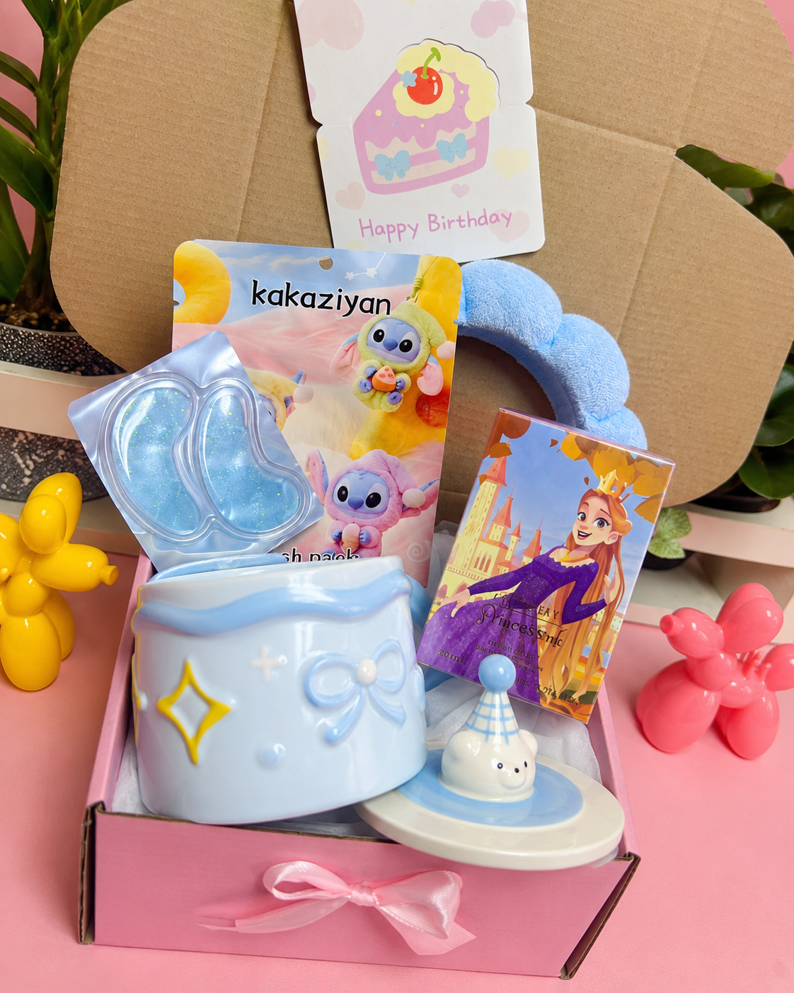 Blue Princess Birthday Gift Box 👑💙