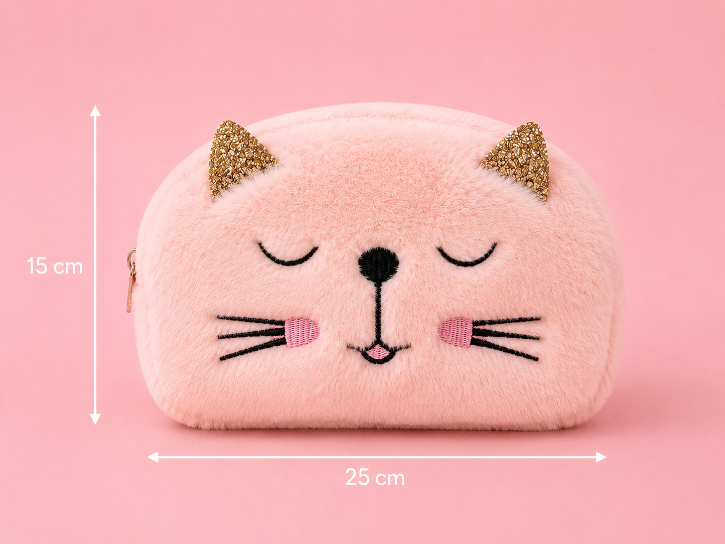 Cute Cat Plush Pouch