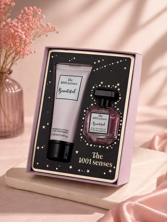 The 1001 Senses Perfume & Body Lotion Gift Set - طقم عطر و لوشن الجسم