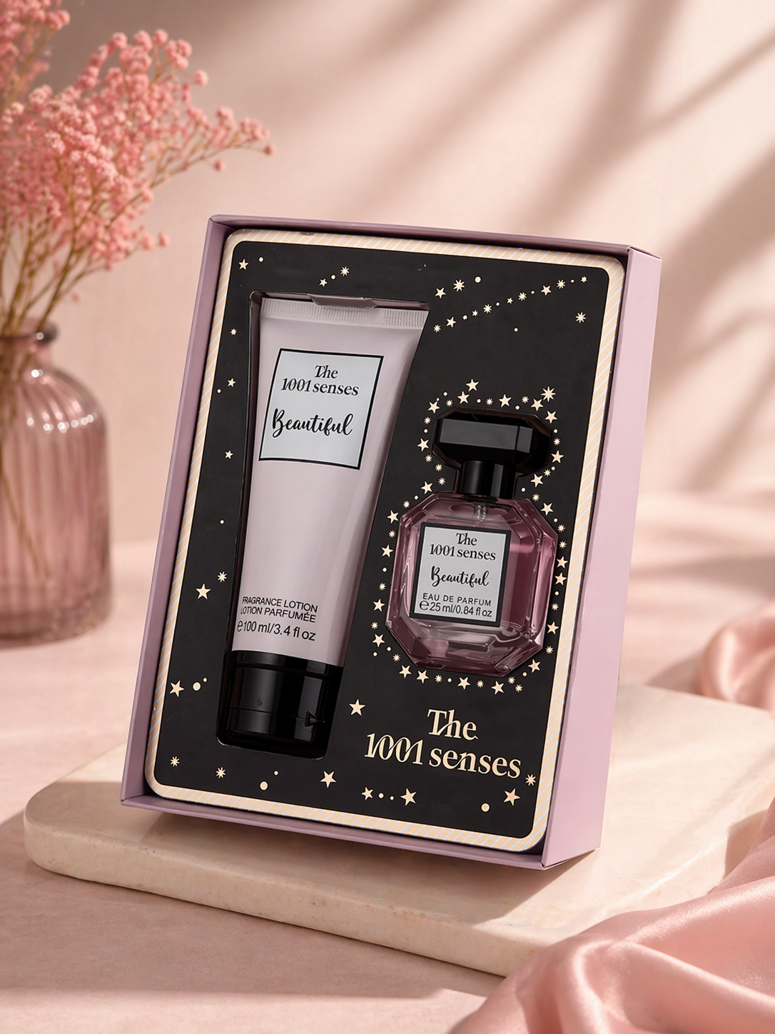 The 1001 Senses Perfume & Body Lotion Gift Set - طقم عطر و لوشن الجسم