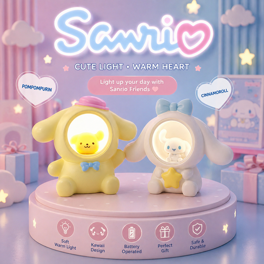 Sanrio Cute LED Night Light -  لمبة ليلية كيوت