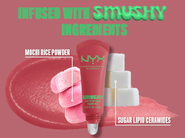 NYX Smushy Matte Lip Balm (original) - مرطب شفاه مطفي سموشي