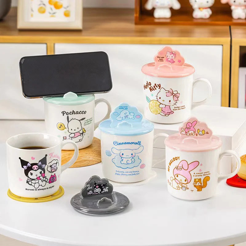 Sanrio Phone Holder Mug - كوب سانريو مع حامل موبايل