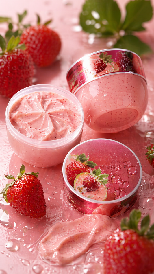 Fruit Glow Body Scrub Collection (Face & Body) - (مجموعة سكراب الفواكه لإشراقة البشرة (للوجه والجسم