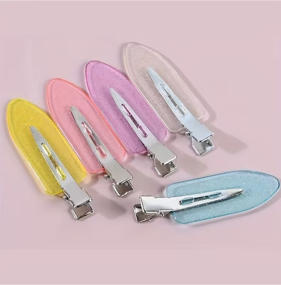 Soft Color Hair Clip Set - طقم مشابك شعر ناعمة ملونة