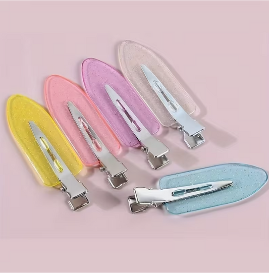 Soft Color Hair Clip Set - طقم مشابك شعر ناعمة ملونة