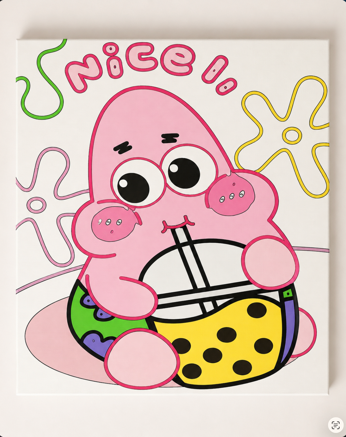 Cute Paint by Numbers Canvas Kit