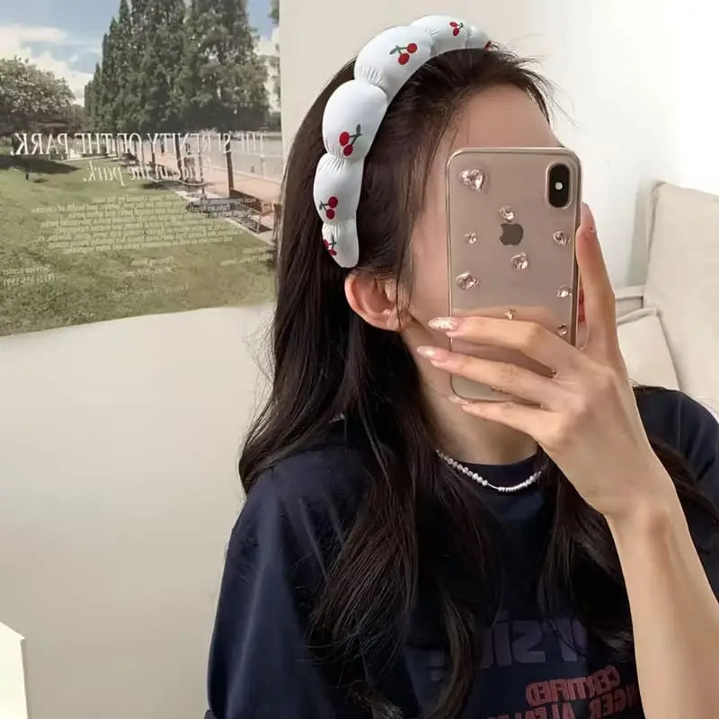 Cherry Skincare Headband