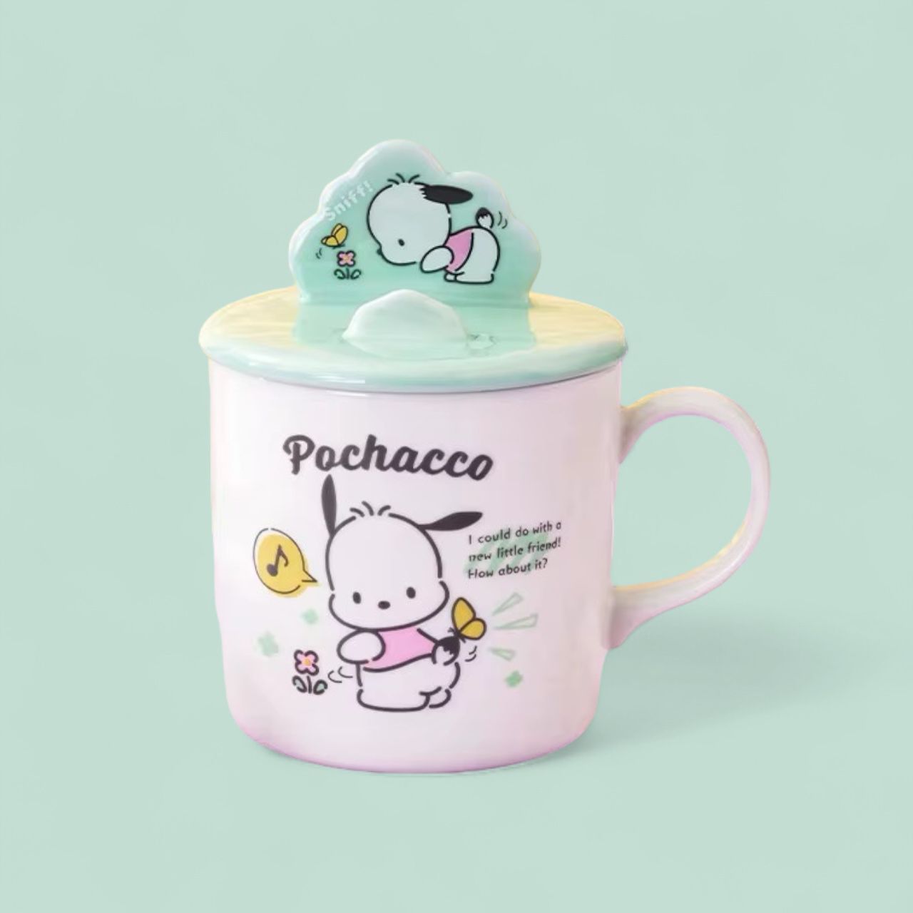 Sanrio Phone Holder Mug - كوب سانريو مع حامل موبايل