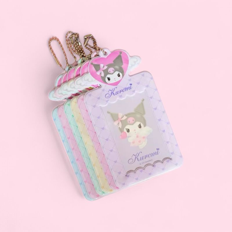 Cute Character Photo & Card Holder Keychain