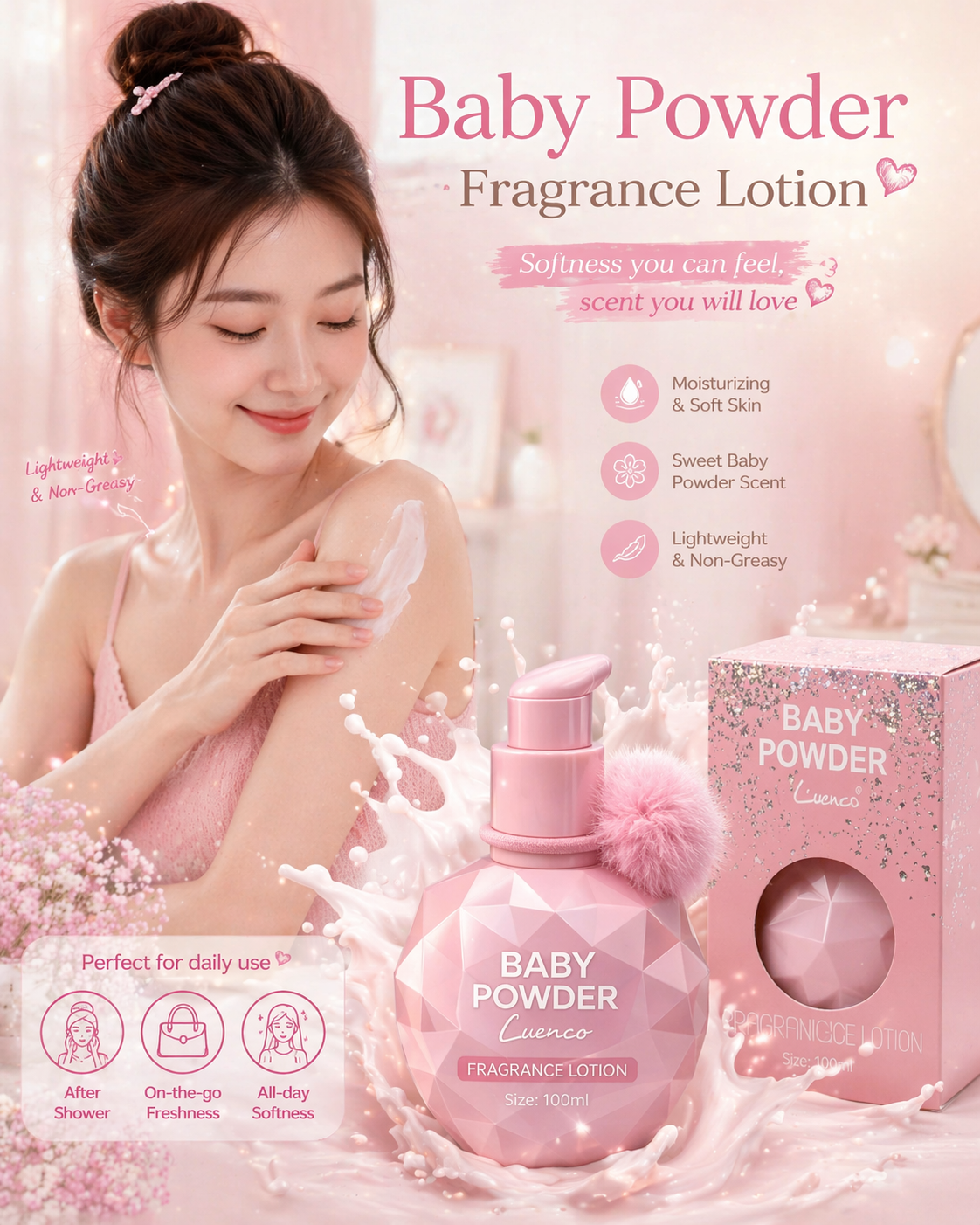 Baby Powder Fragrance Lotion
