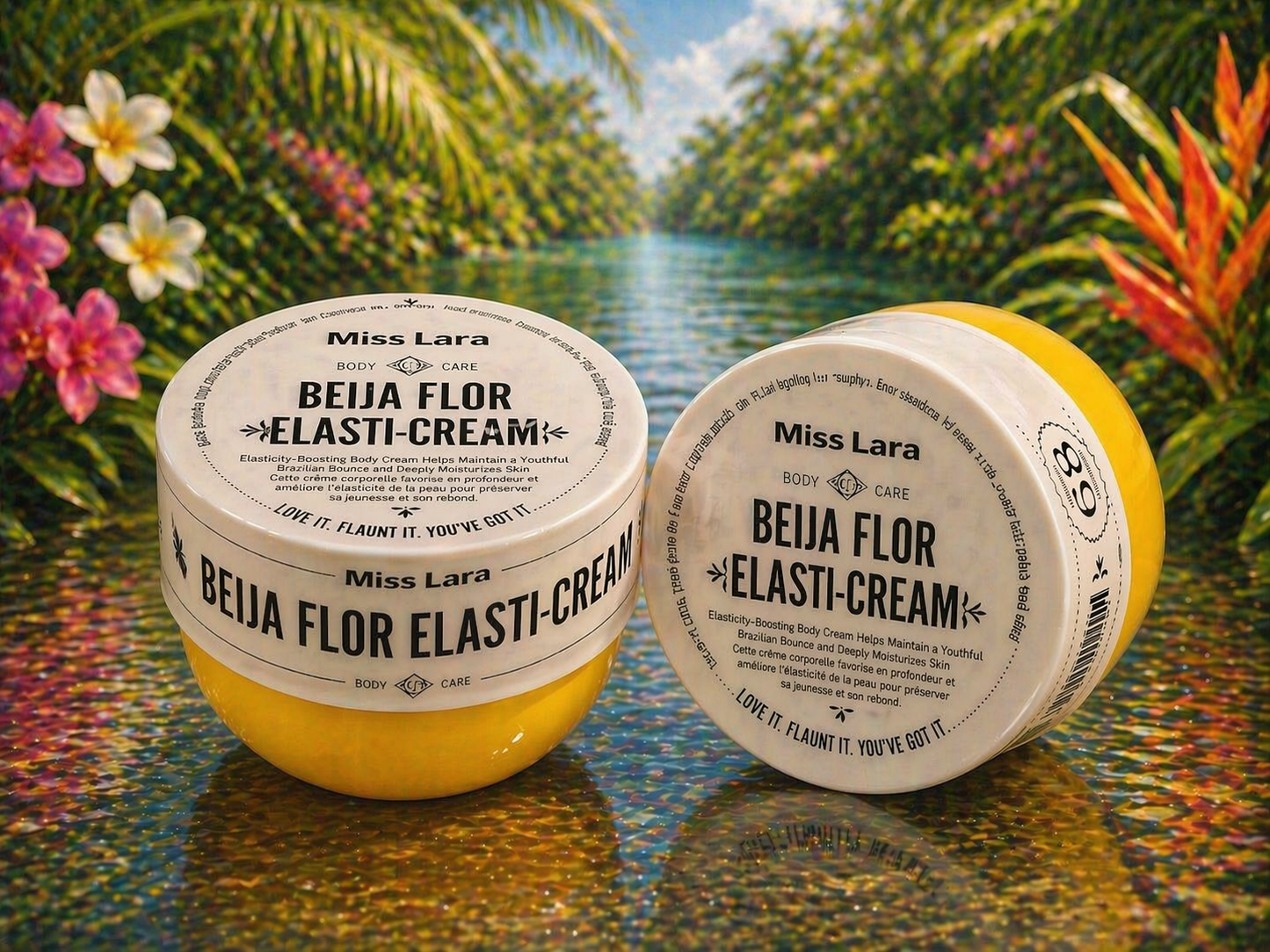 Miss Lara Beija Flor Elasti-Cream Body Cream - كريم الجسم بيجا فلور إيلاستي من ميس لارا