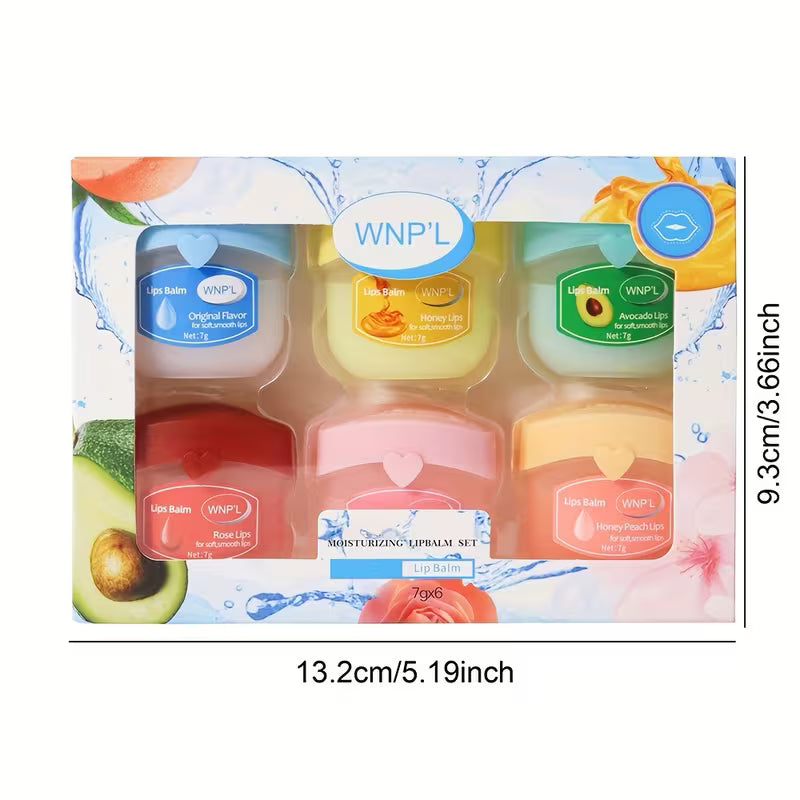 WNP’L Moisturizing Lip Balm Set – 6 Pieces