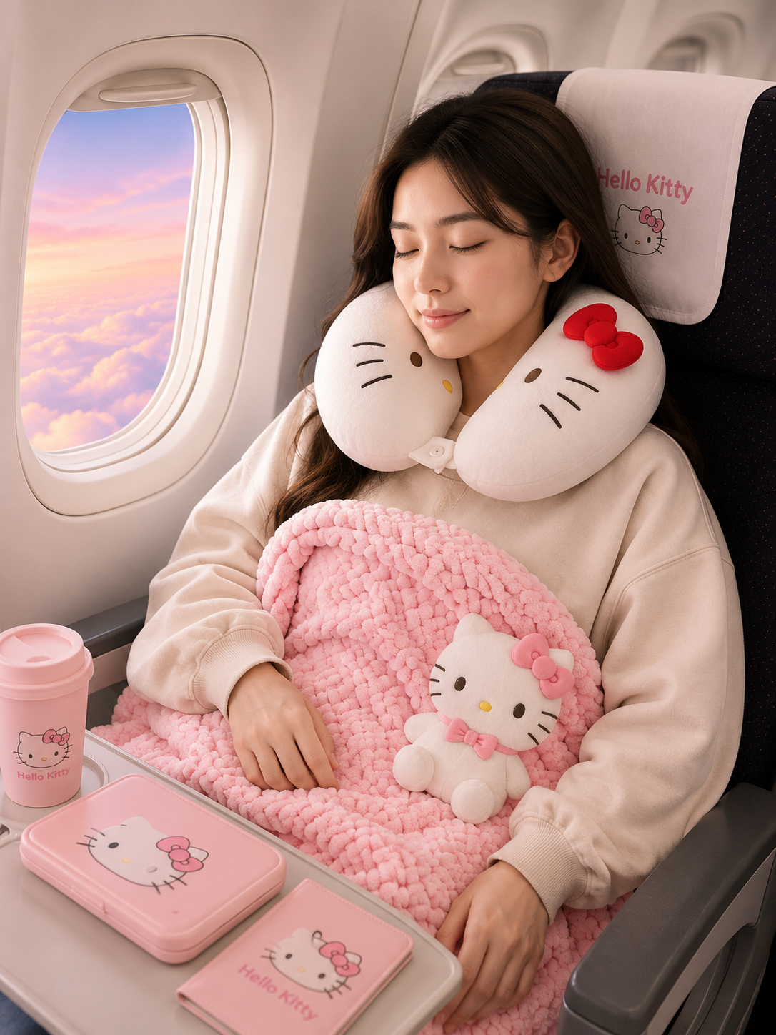 Travel Set | Neck Pillow & Blanket