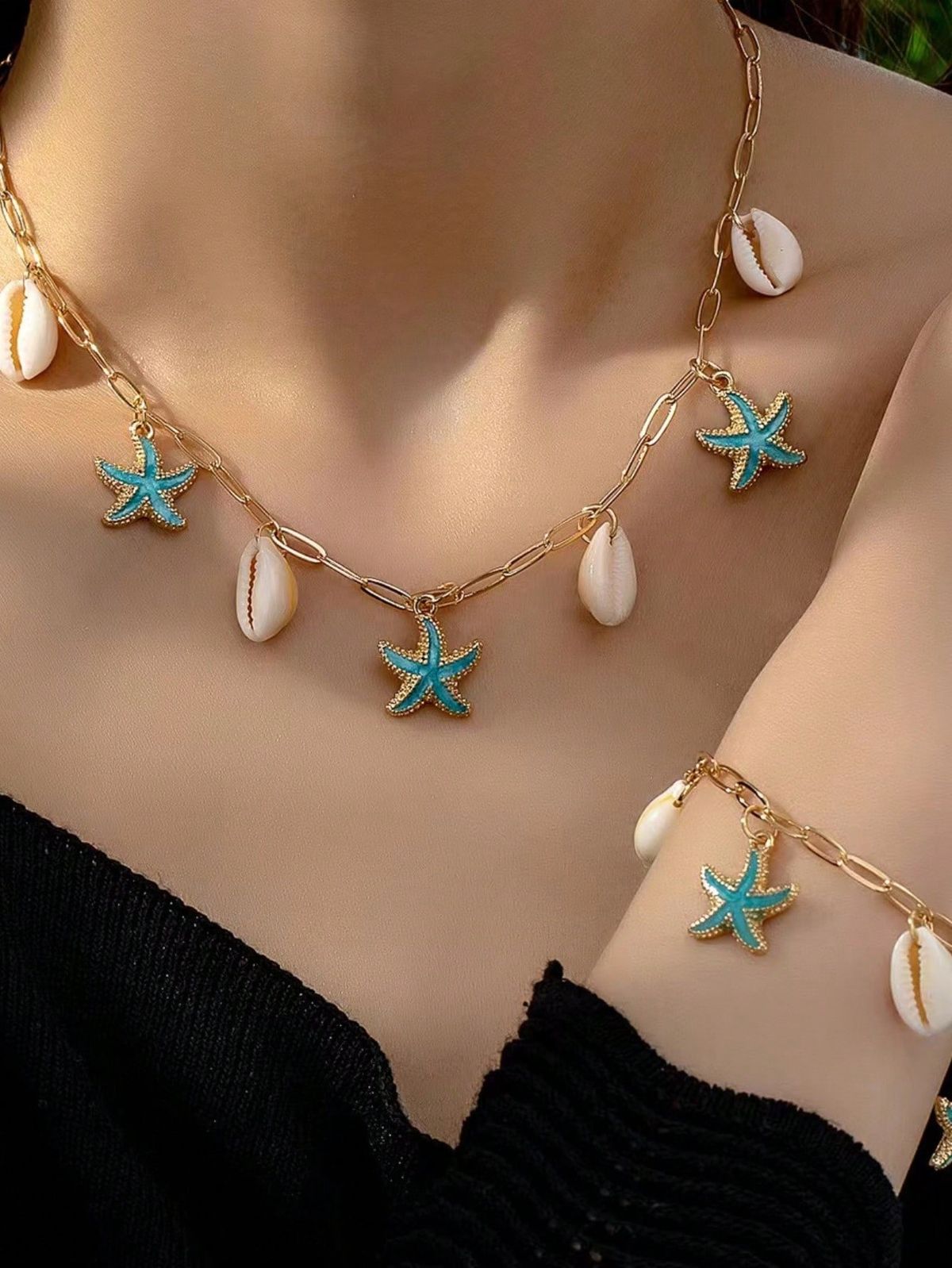 Luna Ocean Star Jewelry Set - طقم لونا أوشن نجمة البحر
