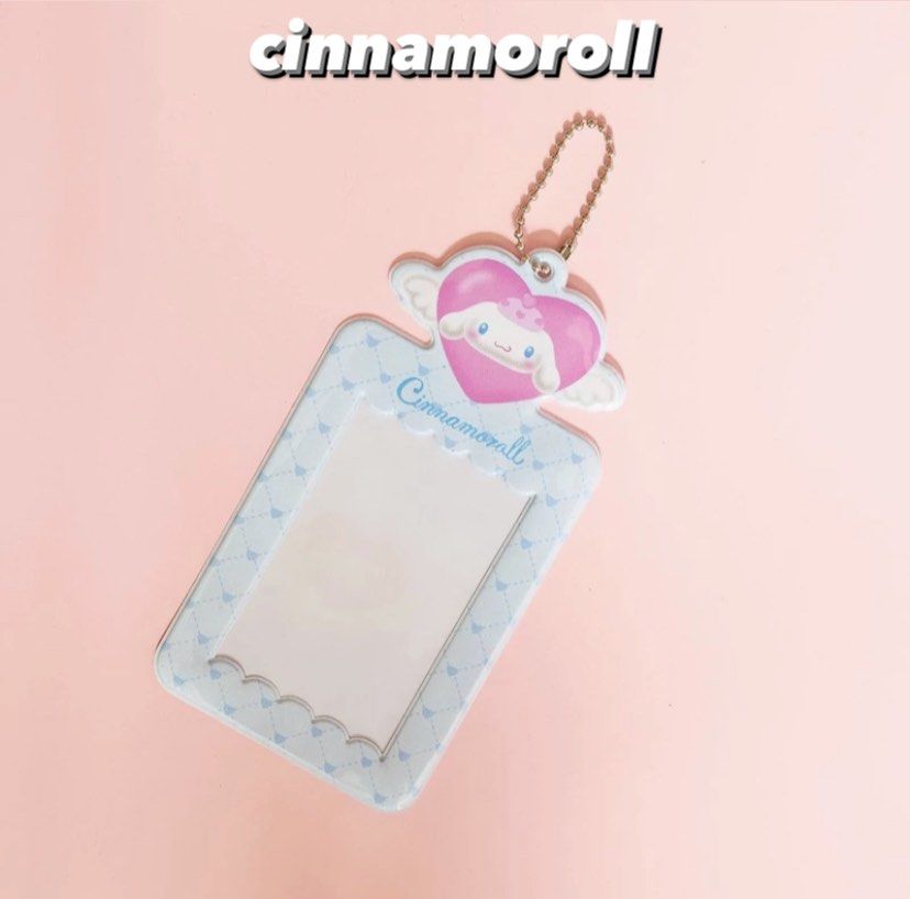 Cute Character Photo & Card Holder Keychain