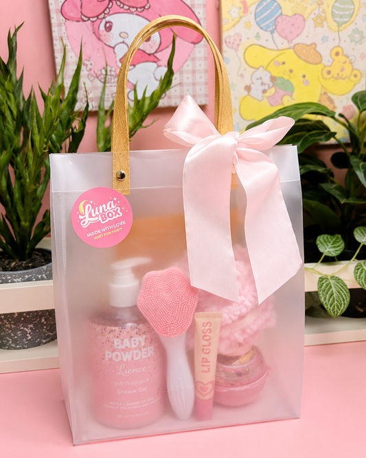 Pink Self-Care Gift Bag