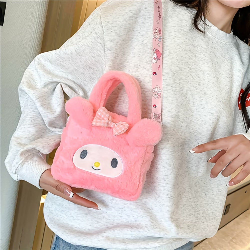 My Melody & Hello Kitty Plush Mini Bag